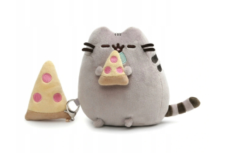 Pusheen - Papient s 16cm pizze a kľúčeňou mimoriadnym množstvom