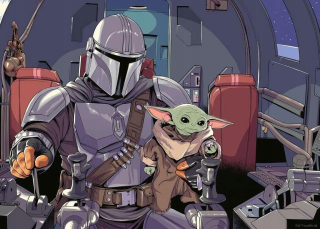 STAR WARS - Puzzle 1000 Star Wars Mandalorian Disney Puzzles
