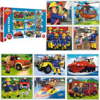 Požiarnik Sam  - Puzzle 10W1 Hasič Sam Ekipa Rescue Trefl