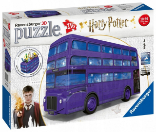 HARRY POTTER - 3D puzzle harry potter modrý autobus 111589