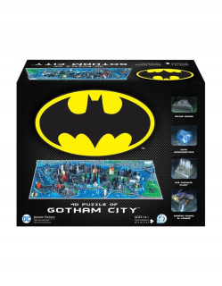 BATMAN -  Puzzle 4D Batman Gotham City 1500 Elethnów