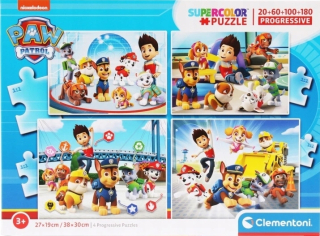 PAW Patrol - Puzzle 4in1 Clementoni PSI PATROL 21412
