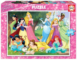 Puzzle 500 princezných z Bajek Disney G3, Educa