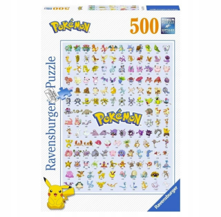 Pokémoni - Puzzle 500 pokemon obrázky ravensburger