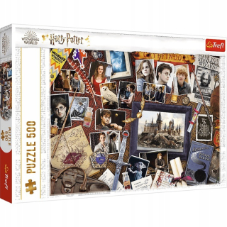 HARRY POTTER - Puzzle 500 Trefl Harry Potter Suveníry z Rokfortu