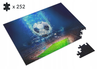Futbal PUZZLE Futbal + MENO ZDARMA 252 ks