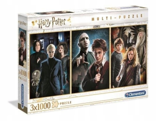 HARRY POTTER - Harry Potter 3x1000 El Clementoni 61884 Puzzle
