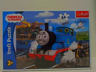 Vláčik Tomáš  - Maxi 24 Puzzle Happy Tomek Deň 14317