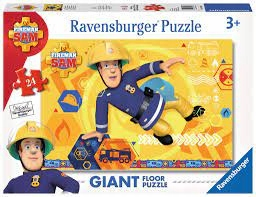 Požiarnik Sam  - Podlahové puzzle Hasič sám 24 el. RAVENSBURGER