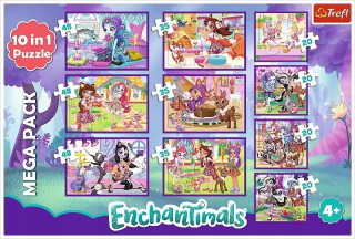 ENCHANTIMALS - Puzzle TREFL 10W1 20/35/48 EL. Svet očarujúcich
