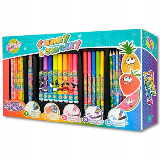 Voňavá sada na farbenie FLAMASTRY PASTELKY