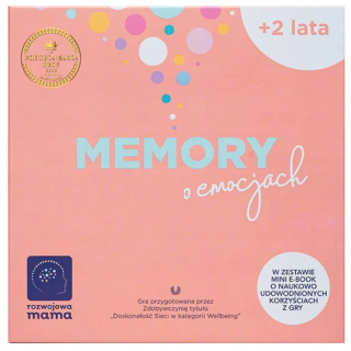 Pamäť o emóciách - hra o emociách + mini e-book - Rozvojowa Mama