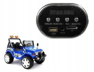 McQueen - Hudobný panel pre auto batérie JEEP S618