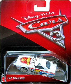McQueen - Pat Traxson Car Cars 3 Mattel oficiálny PACE CAR
