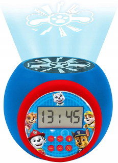 PAW Patrol - Paw Patrol Projektor Hodiny Budík Dog Patrol