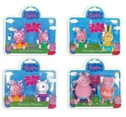 Pepa Pig - Peppa - sada 2 obrázkov na kúpanie