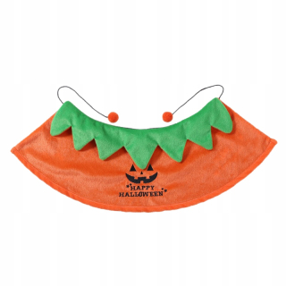 Obojstranný halloweensky kostým psíka v tvare tekvice, teplý