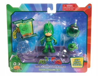 Pyžamasky - Pidżmerssi PJ Masky Figurine Gekson s príslušenstvom