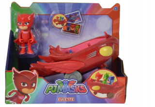 Pyžamasky - Pidżmerssi pj masky auto sowella vozidlo + figurín