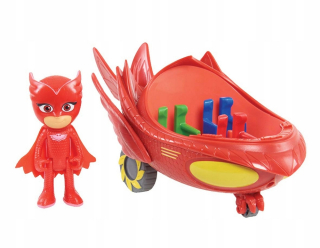 Pyžamasky - Pidżmersi Sowella Figurine a jej vozidlo