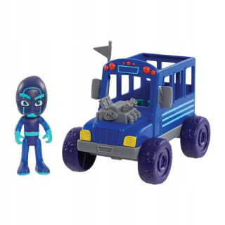 Pyžamasky - Pidżmerssi vozidlo nočné figúrky ninja autobus