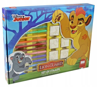 Leví kráľ - Maxi box gumové pečiatky. Leví kráľ.