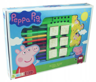 Pepa Pig - Maxi Box Gumová pečiatka Peppa 22 EL. Multiprint