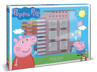 Pepa Pig - Maxi Box Gumové pečiatky Peppa 4875 MULTIPRINT