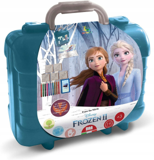 Elsa Frozen - Nálepky + CRAYONS KUTCASE / SET LANDY OF ICE 2