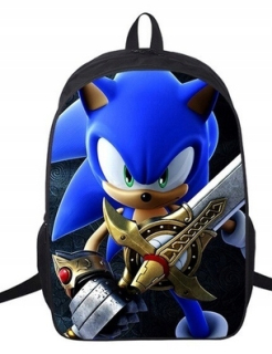 SONIC hračky - Krásny batoh pre školy Sonic MIX PATTERNS pre mládež