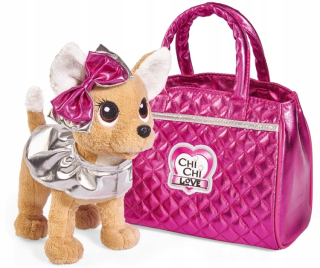 CHI CHI LOVE - Glamour plyšový pes v chi chi love peňaženku
