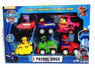 PAW Patrol - Patrol psov pre 6 kusov s pohonom