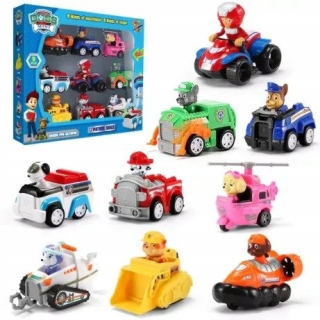 PAW Patrol - PSI PATROL BASE BASE 9 Figuríny prechádzajú s pohonom