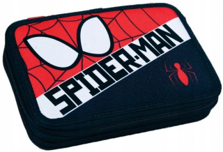 SPIDERMAN - 2 komorné puzdro ceruzky s výživným spidermanom