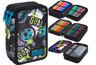 Peračník - Puzdro na ceruzku 3 Komora Coolpack Ball so zariadením