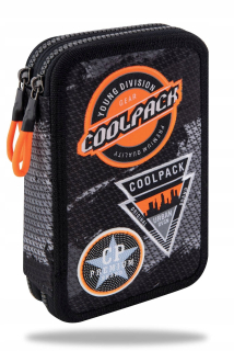 Peračník - Case cue coolpack jumper 2 odznaky b čierne