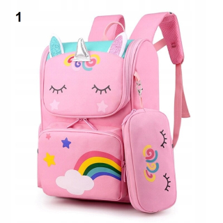 Aktovka školská taška - Puzdro Case Bathpack Schoolbag Unicorn 3 Typy L