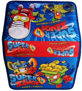 SUPER ZINGS - Ceruzkový prípad Super Zings do School Skladané