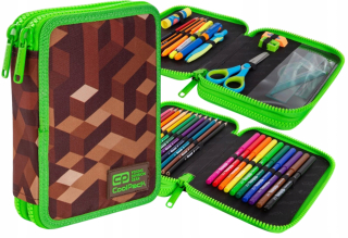 Školské puzdro na ceruzky CoolPack Jumper XL s dvoma priehradkami