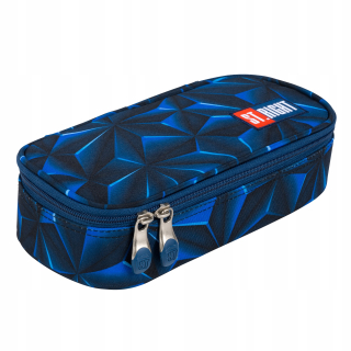 Peračník - Ceruzkový prípad St.Right XL s PC2 3D Flap Navy Abstruction