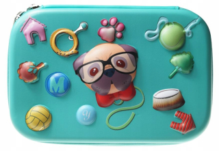 Peračník - Ceruzka Case School Dog pre deti 3D dievčatá