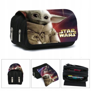 Peračník - Puzdro na ceruzky dvojvrstvové dieťa yoda