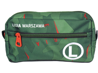 Puzdro na ceruzku, púzdro Legia Varšava s dvoma priehradkami