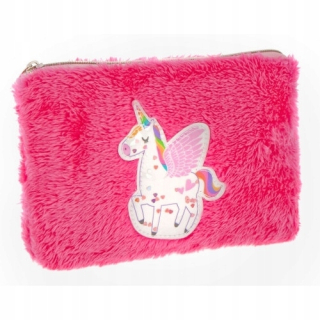 Puzdro na ceruzku Starpak Unicorn plyšový jednorožec