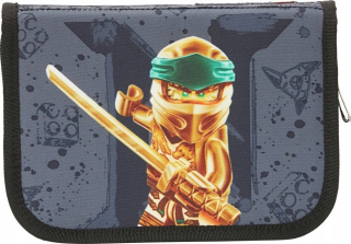 Skladacie puzdro na ceruzku s príslušenstvom LEGO Ninjago Gold