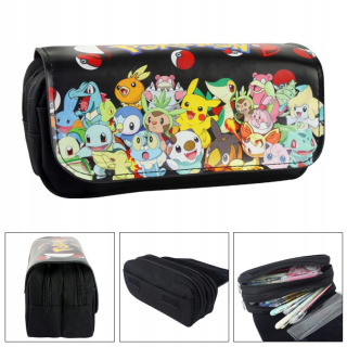 Peračník - Školský peračník Pokemon. Dvojitý zips