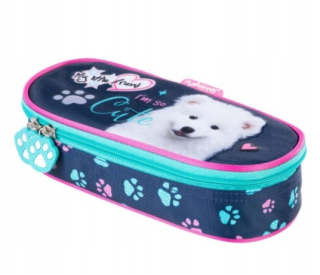 Puzdro na ceruzku polstrované s vnútornou chlopňou CUTE DOG