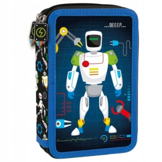 Puzdro na ceruzky s výsuvom 2-dielna sada Roboty 11 DERFORM