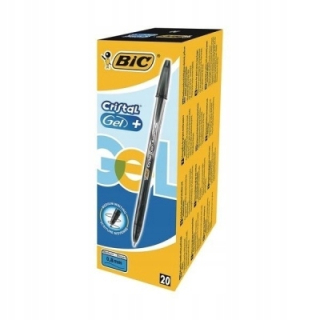 Cristal Gel + Gel Feather + Black (20ks) BIC