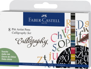 Umelecké perá pre kaligrafiu Faber-Castell 8 Sec
